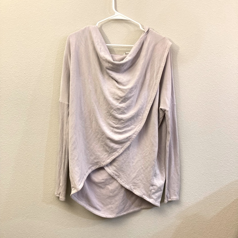 Athleta Light Purple Drape Sweater
